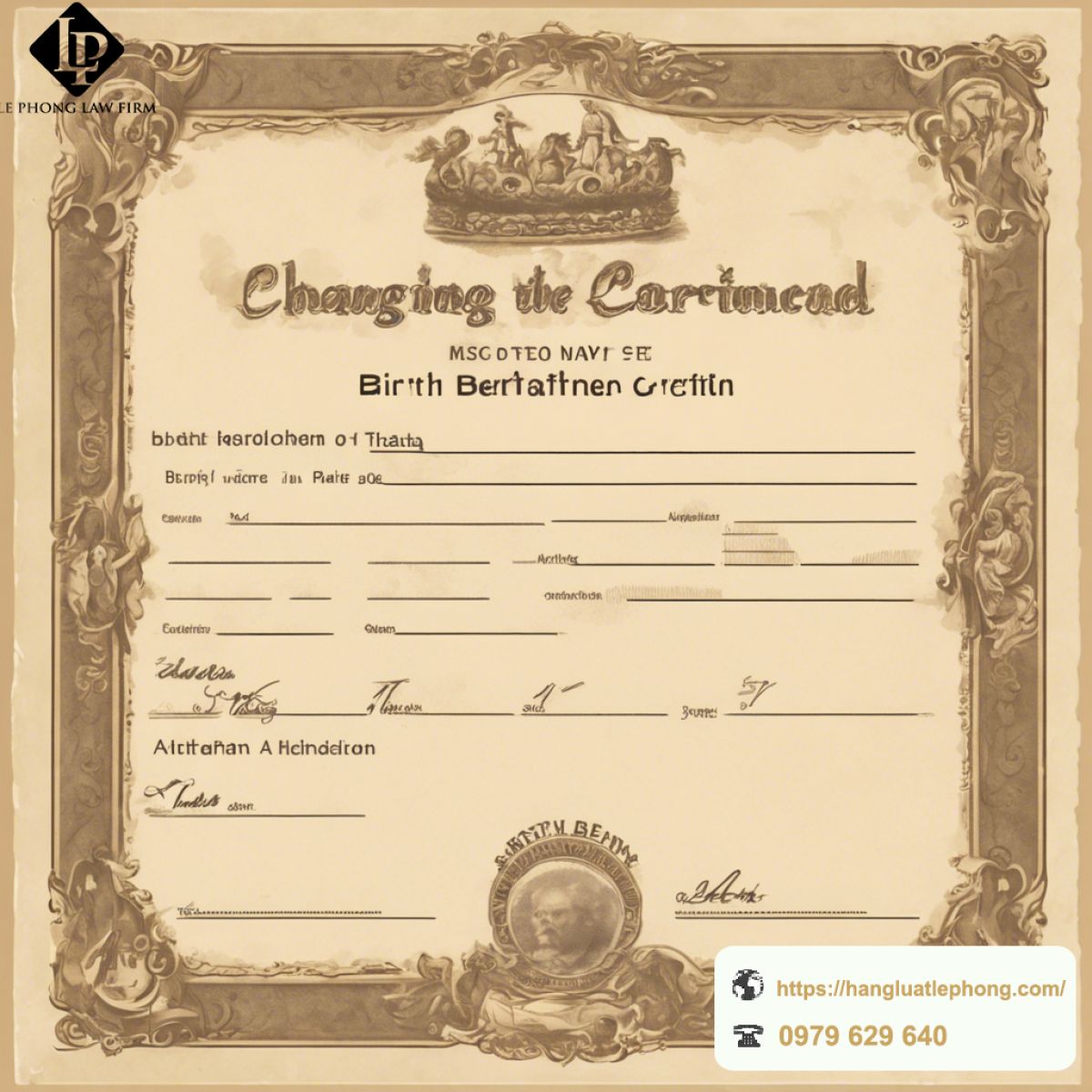 Đổi T&ecirc;n Tr&ecirc;n Giấy Khai Sinh Cho Trẻ Em